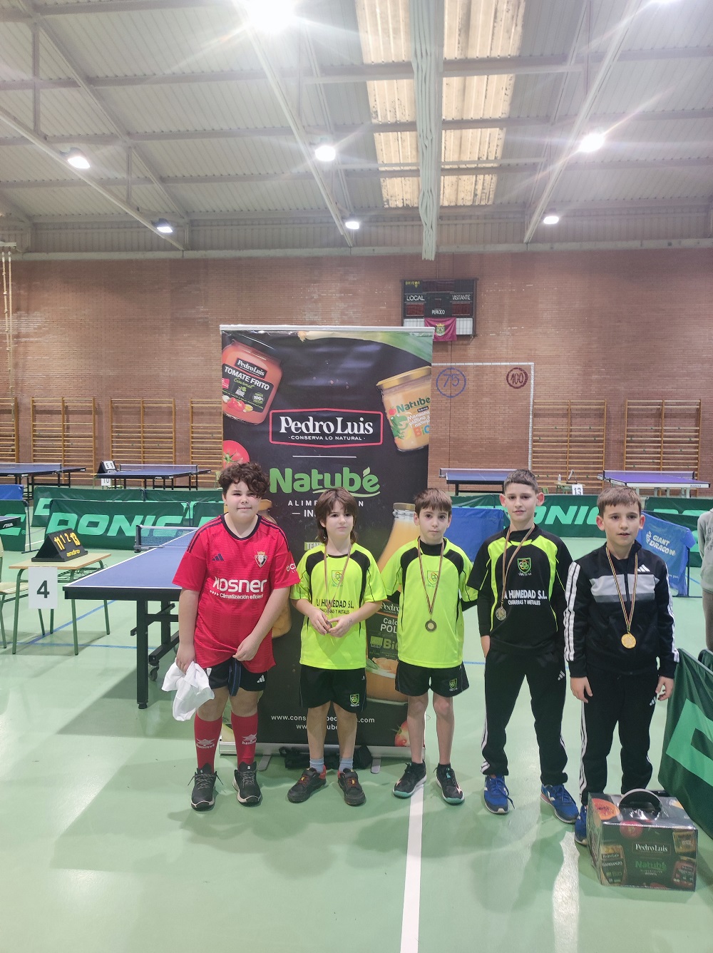 Celebrado el D&iacute;a del Tenis de Mesa en Lodosa